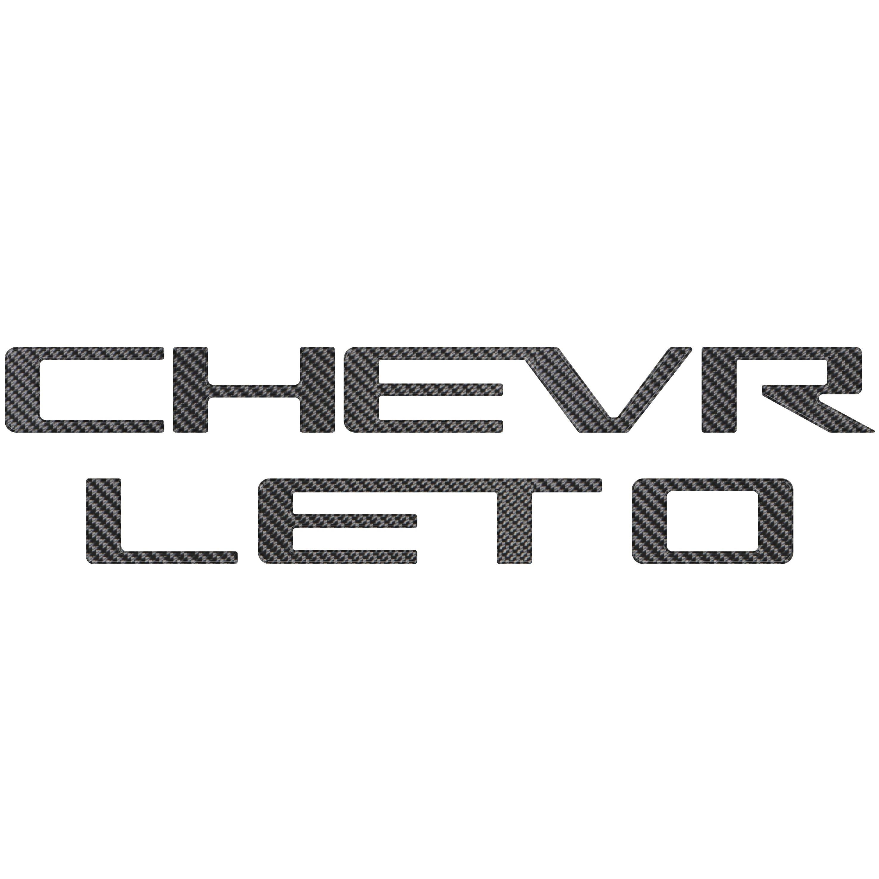 Tailgate Letter Inserts Fits 2023-2026 Chevrolet Colorado