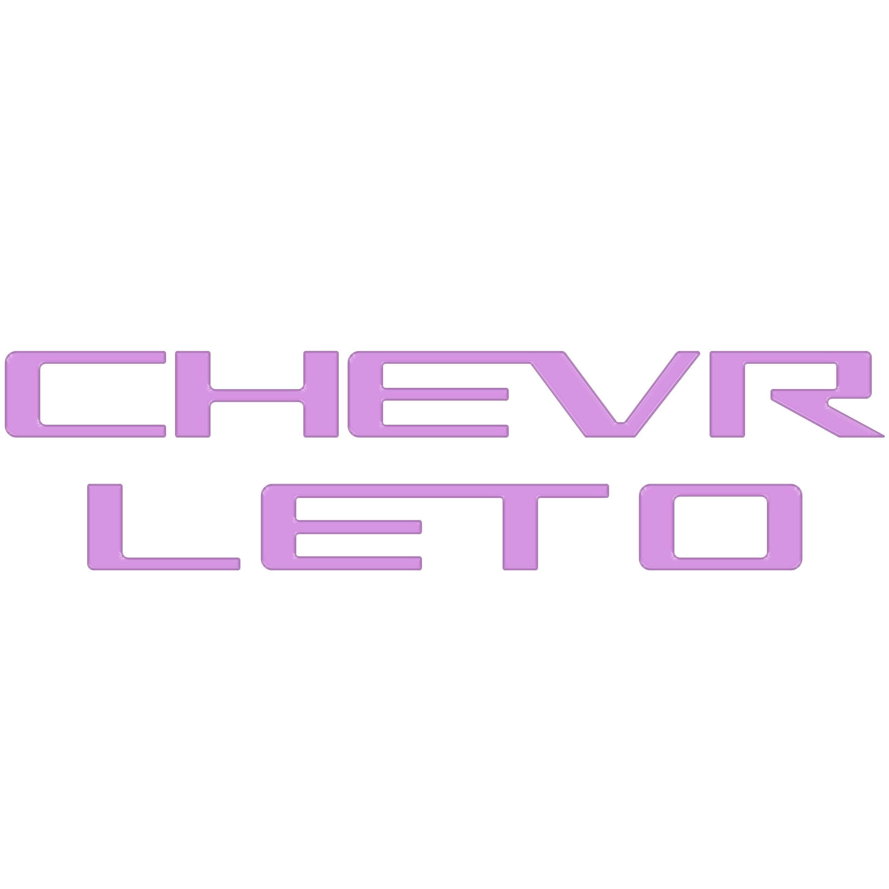 Tailgate Letter Inserts Fits 2023-2026 Chevrolet Colorado