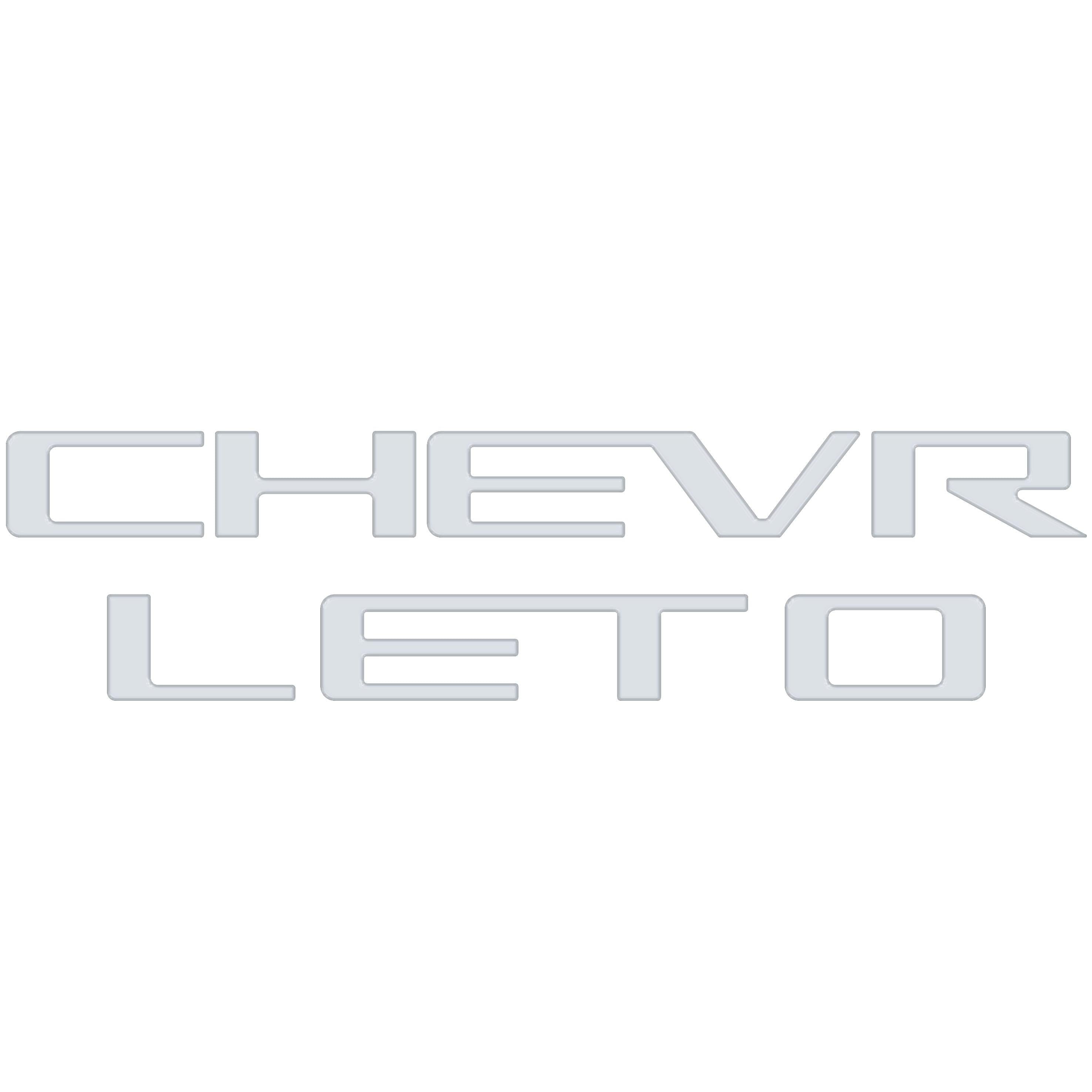 Tailgate Letter Inserts Fits 2023-2026 Chevrolet Colorado