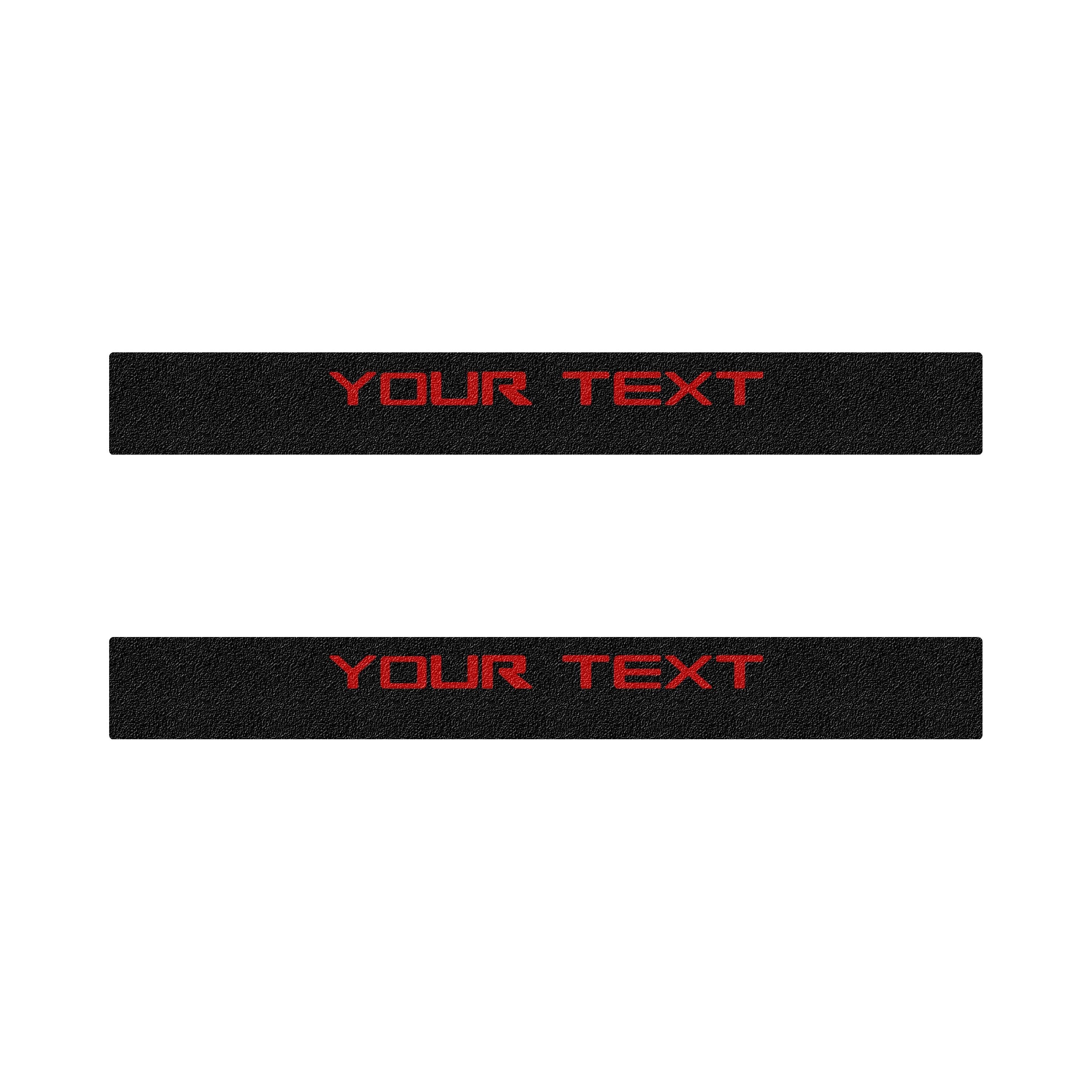 Door Sill Textured Overlays Fits 2023-2026 Chevrolet Colorado & GMC Canyon