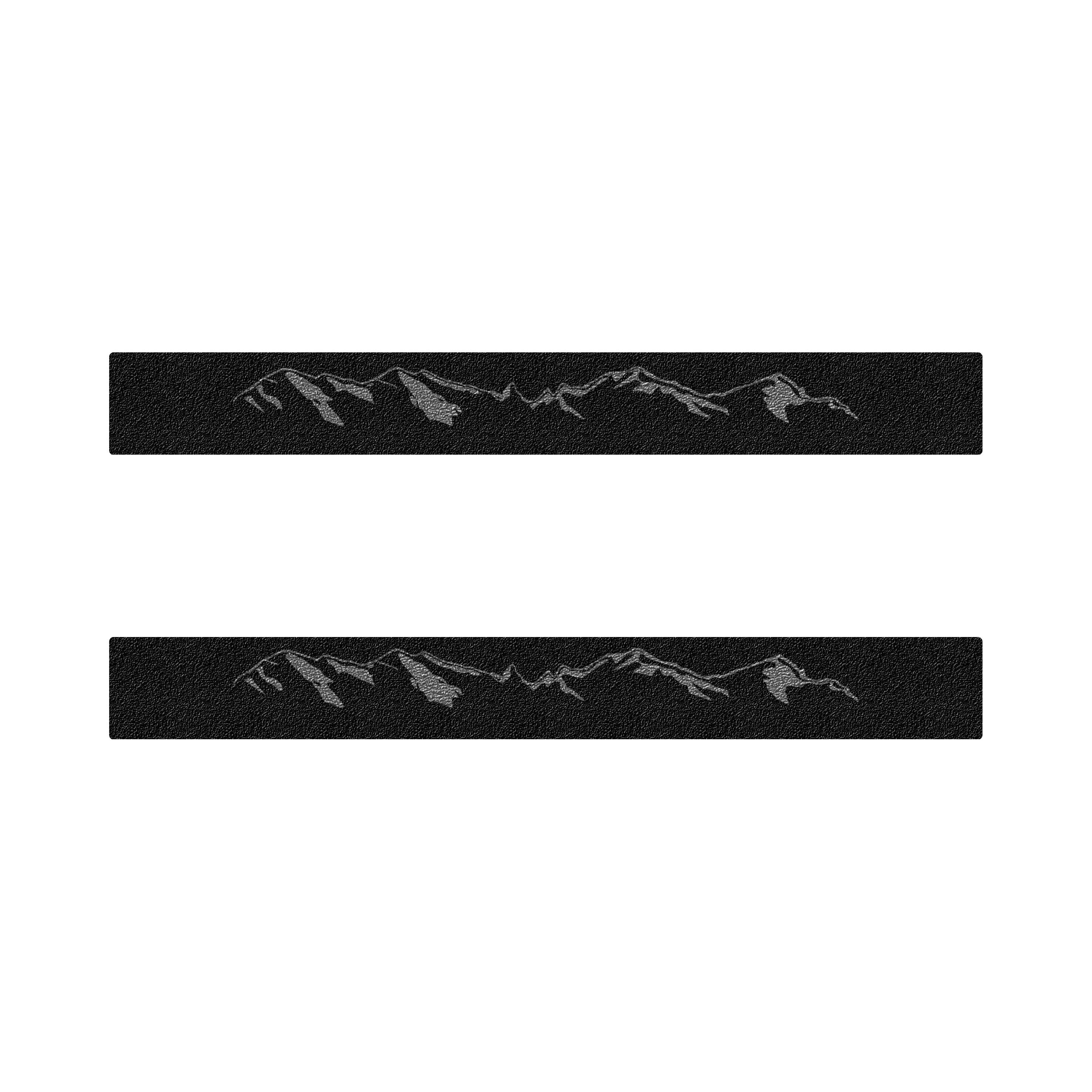 Door Sill Textured Overlays Fits 2023-2026 Chevrolet Colorado & GMC Canyon