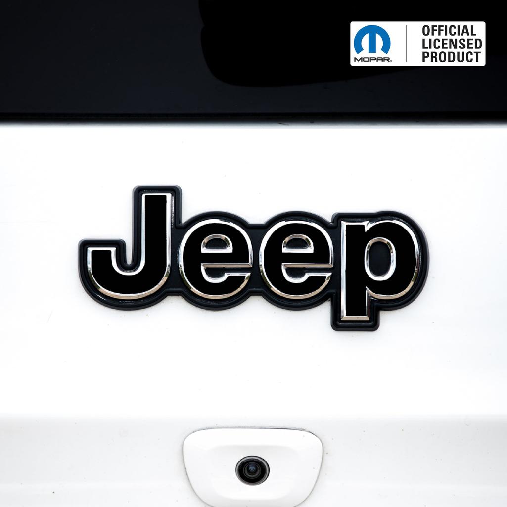 Jeep Emblem Overlay Decals – Solid Colors | Fits Grand Cherokee, Grand Cherokee L