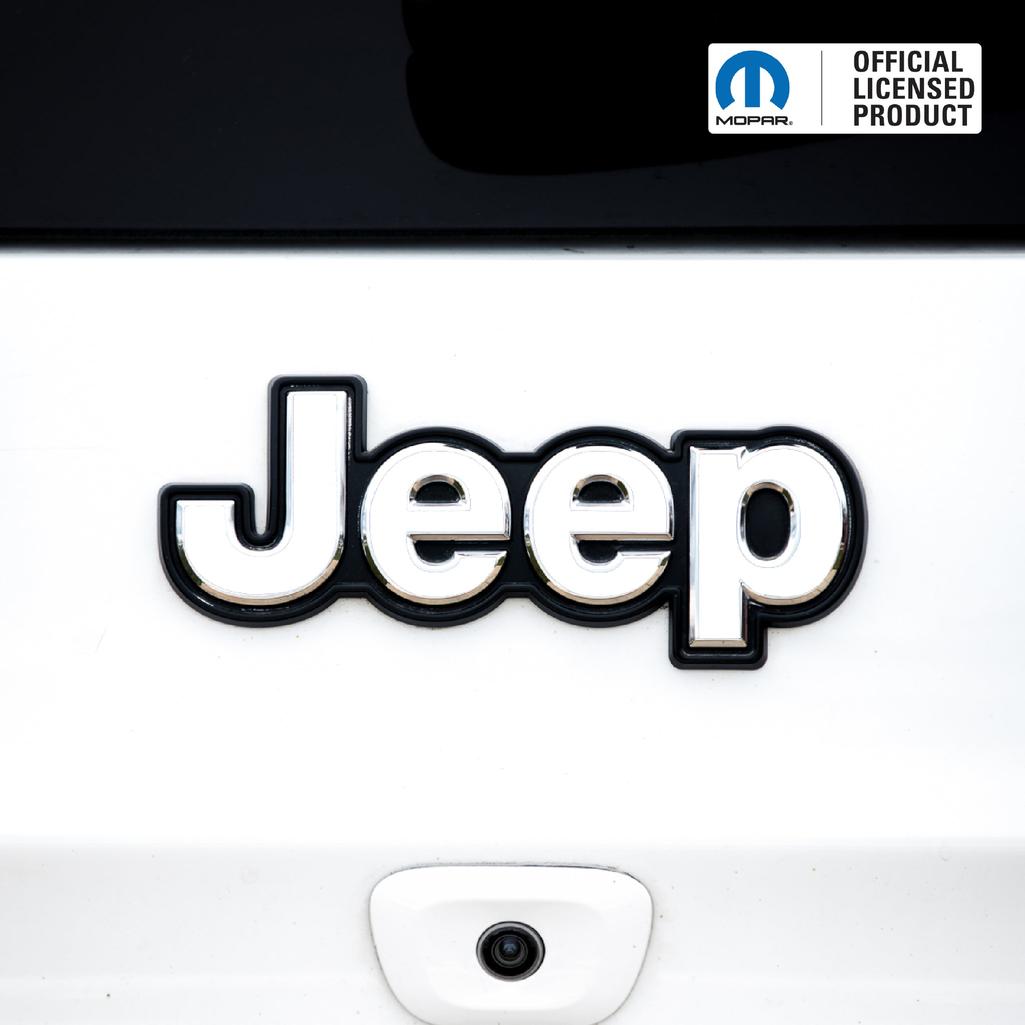 Jeep Emblem Overlay Decals – Solid Colors | Fits Grand Cherokee, Grand Cherokee L