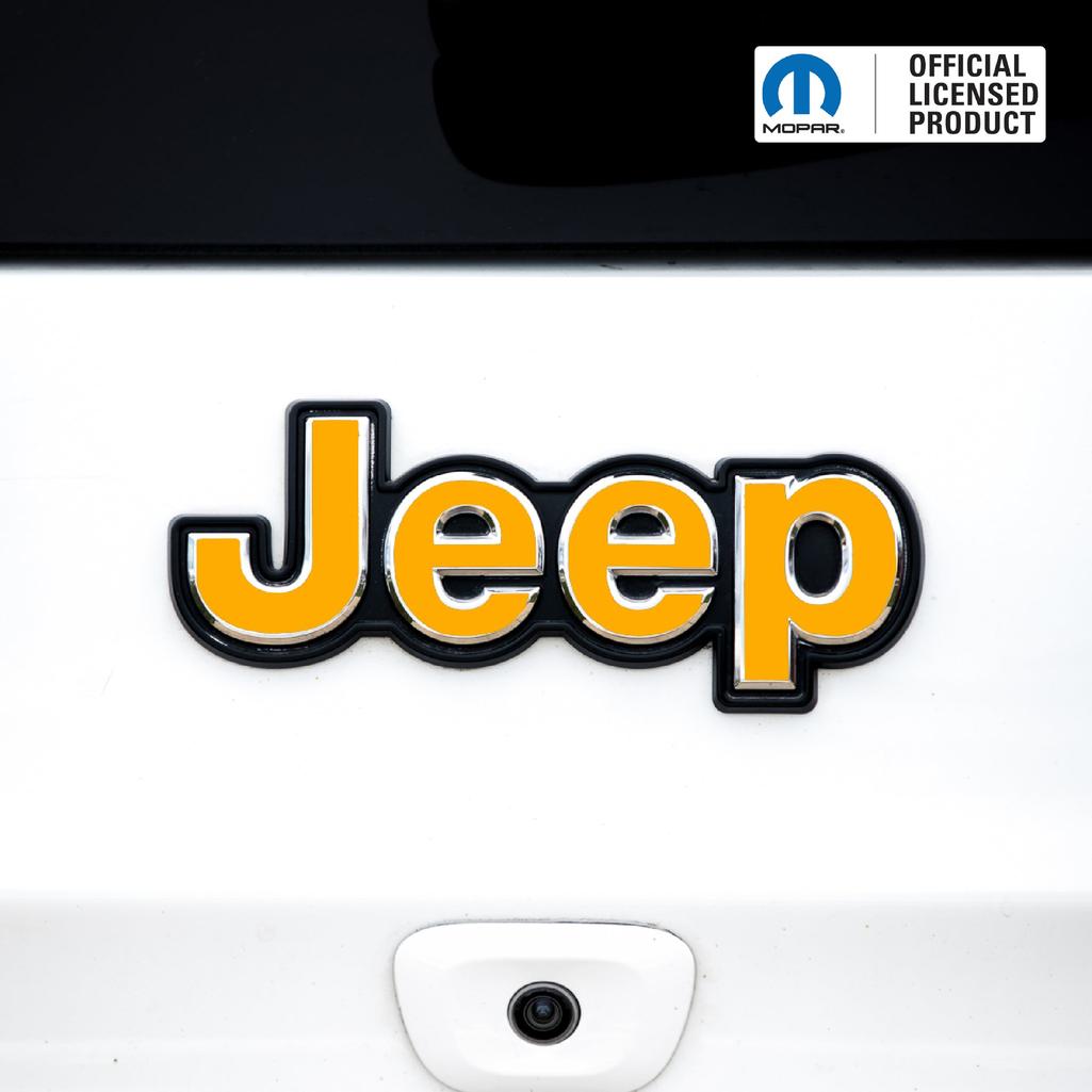 Jeep Emblem Overlay Decals – Solid Colors | Fits Grand Cherokee, Grand Cherokee L