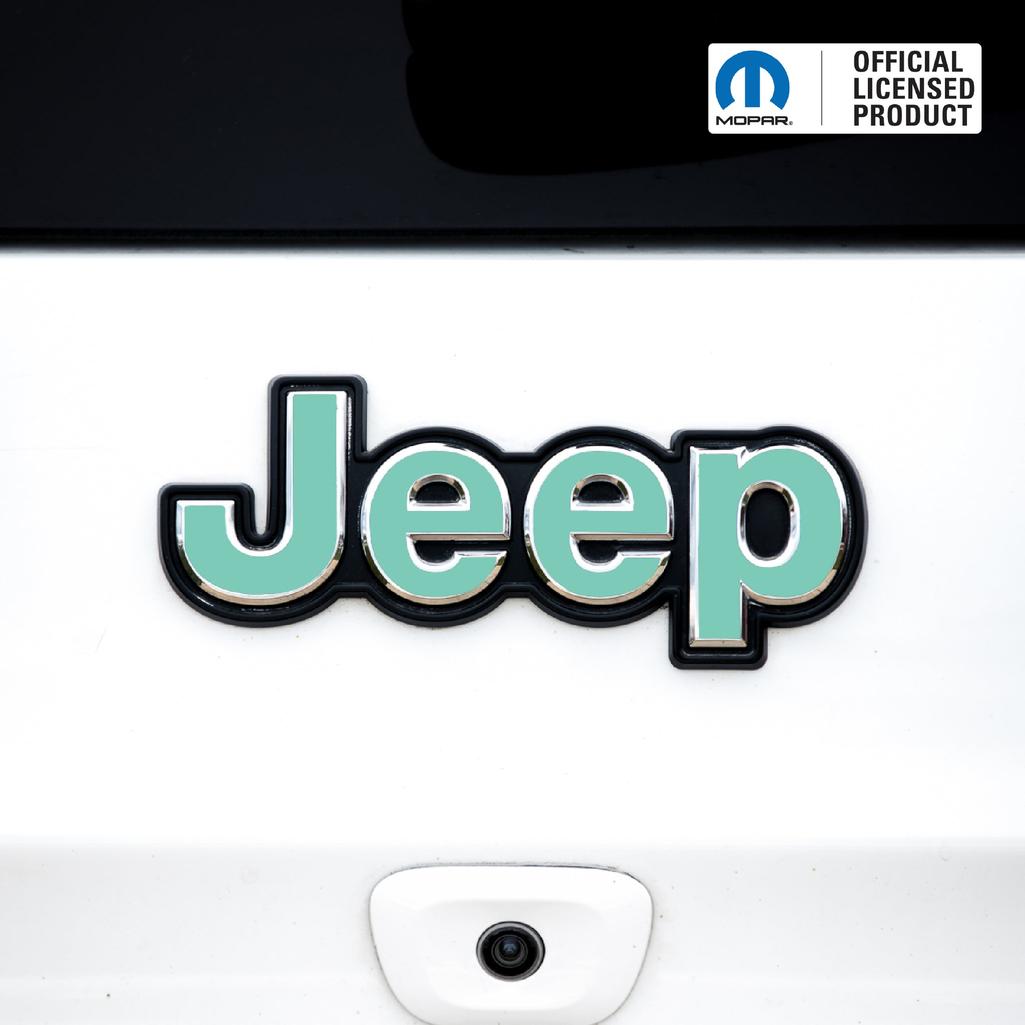 JEEP Emblem Overlay Decals – Solid Colors | Fits 2007–2017 Jeep Patriot
