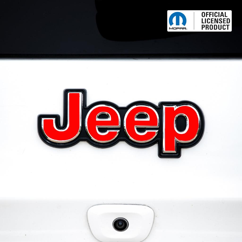 Jeep Emblem Overlay Decals – Solid Colors | Fits Grand Cherokee, Grand Cherokee L