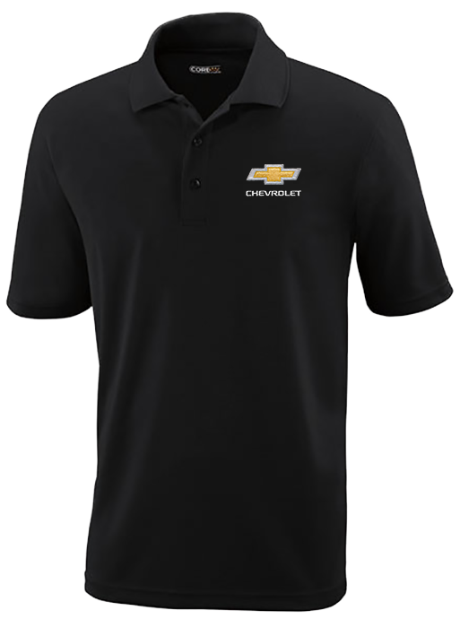 Chevrolet Bowtie Performance Polo Shirt - Chevy Men's Pique Polo