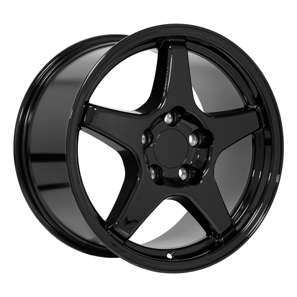 17" Replica CV01 fits Chevrolet Corvette ZR1 17x9.5 Gloss Black-SR1 Performance