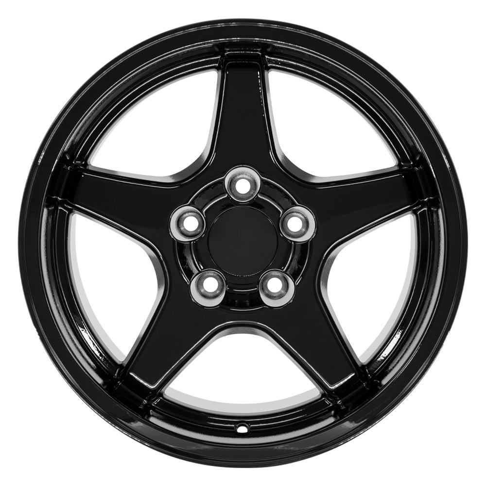 17" Replica CV01 fits Chevrolet Corvette ZR1 17x11 Gloss Black-SR1 Performance