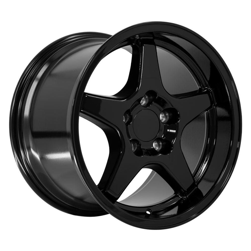 17" Replica CV01 fits Chevrolet Corvette ZR1 17x11 Gloss Black-SR1 Performance