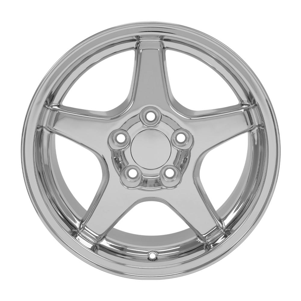17" Replica CV01 fits Chevrolet Corvette ZR1 17x11 Chrome-SR1 Performance
