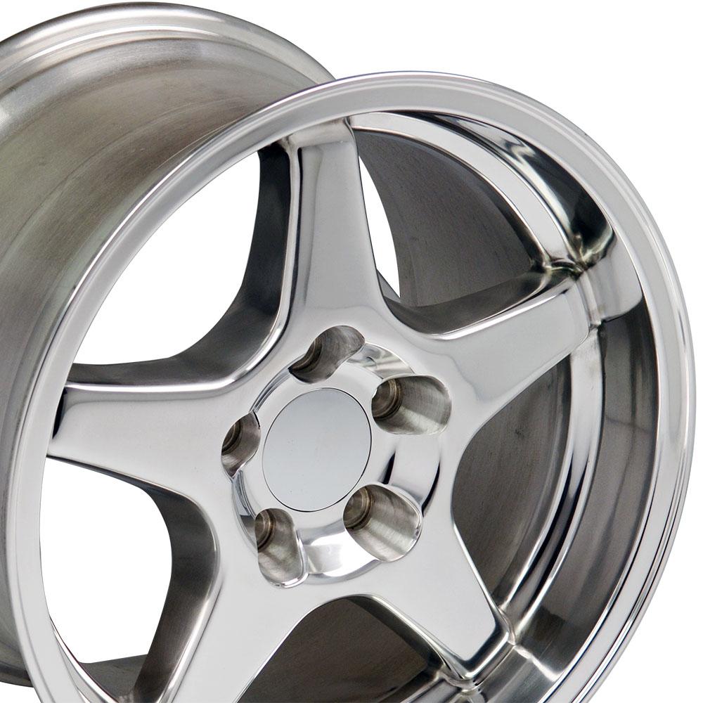 17" Replica CV01 fits Chevrolet Corvette ZR1 17x11 Polished-SR1 Performance