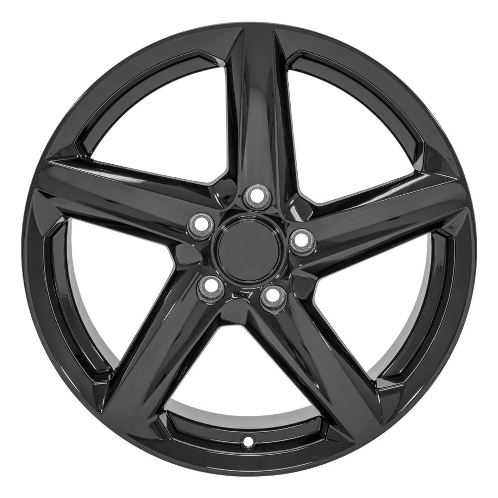 18" Replica CV02C fits Chevrolet C7 Corvette 18x8.5 Gloss Black-SR1 Performance