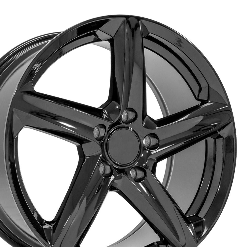 18" Replica CV02C fits Chevrolet C7 Corvette 18x8.5 Gloss Black-SR1 Performance