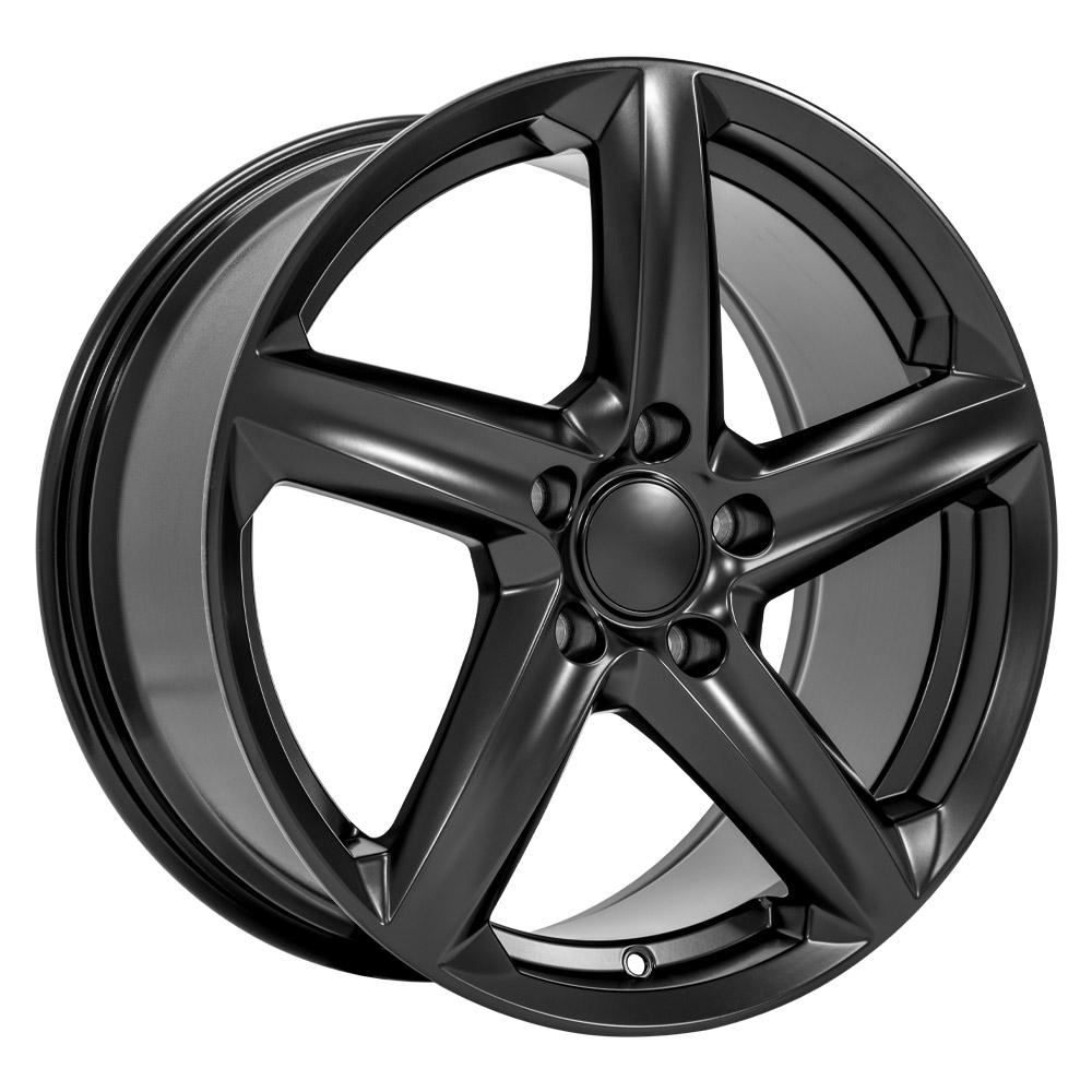 18" Replica CV02C fits Chevrolet C7 Corvette 18x8.5 Satin Black-SR1 Performance