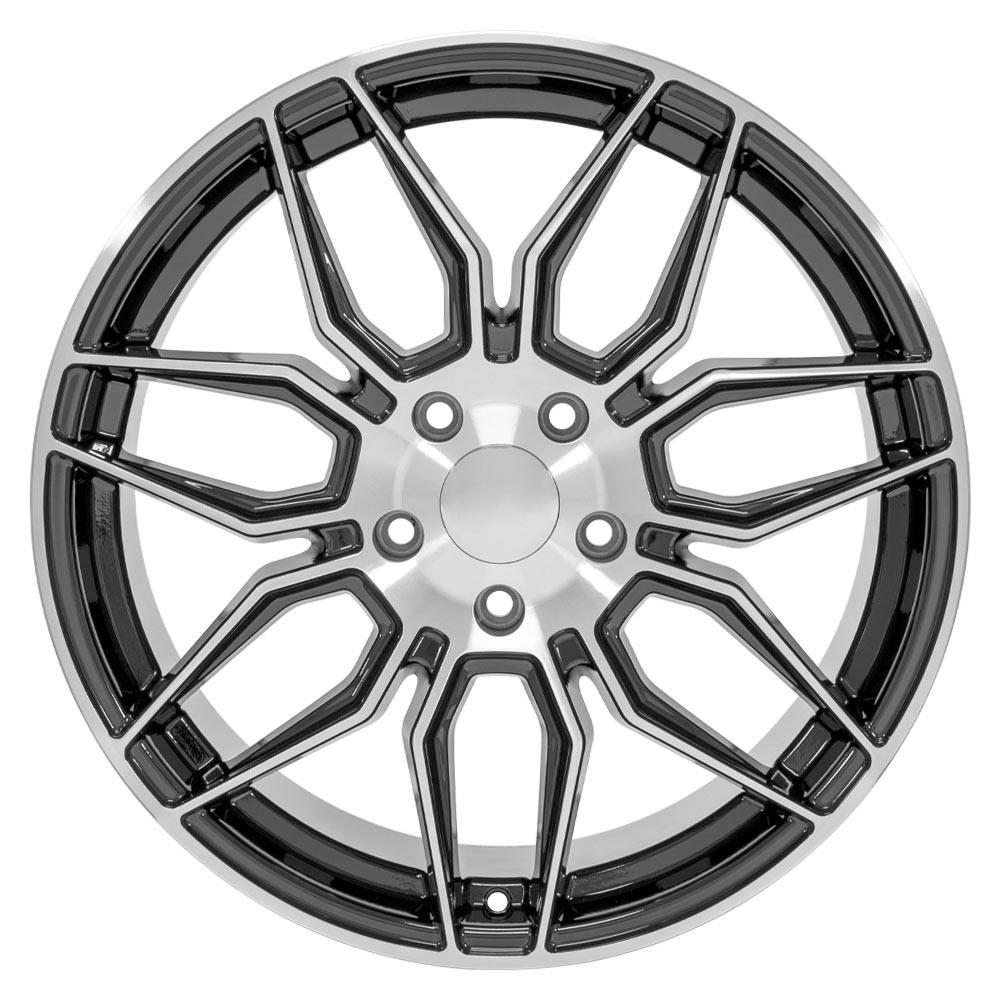 19" Replica CV03C fits Chevrolet C7 Corvette 19x10 Gunmetal Machined-SR1 Performance