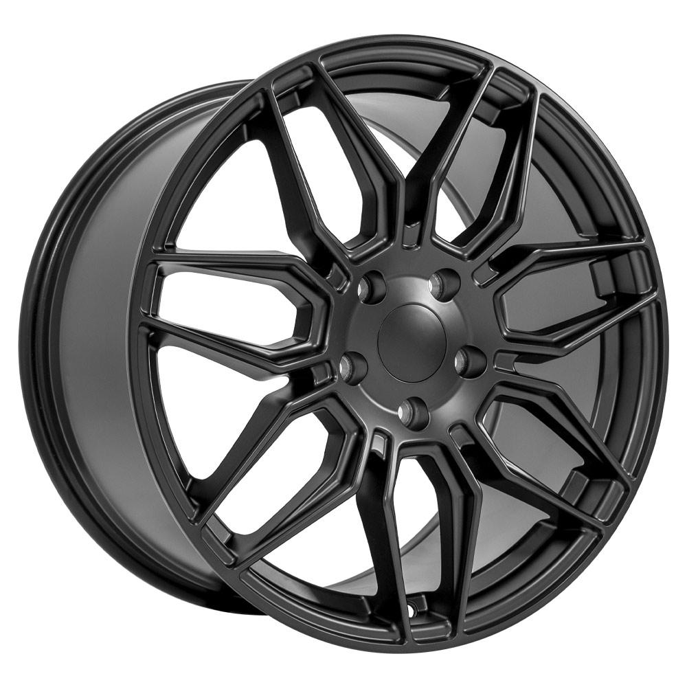 19" Replica CV03C fits Chevrolet C7 Corvette 19x10 Satin Black-SR1 Performance