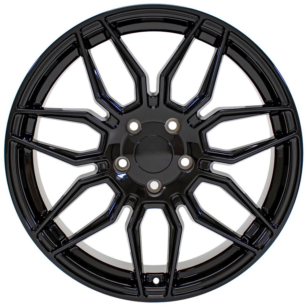 19" Replica CV03D fits Chevrolet C8 Corvette 19x8.5 Gloss Black-SR1 Performance