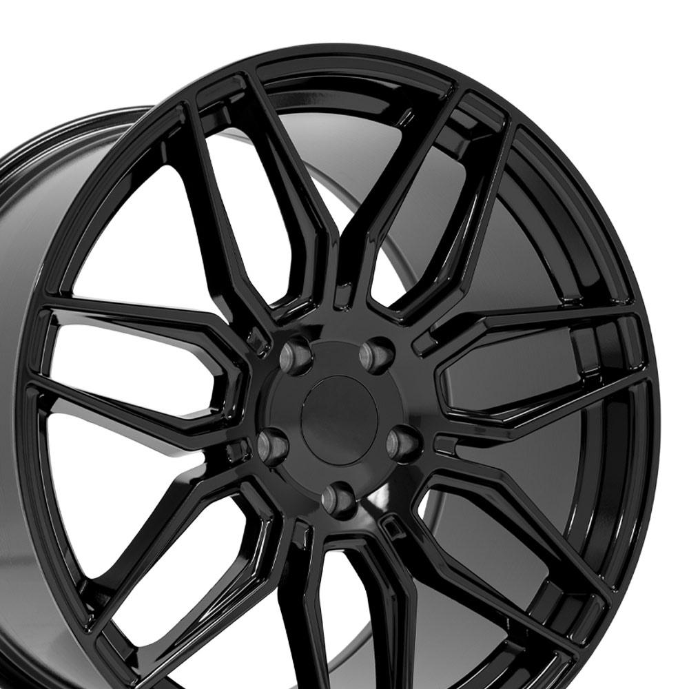20" Replica CV03D fits Chevrolet C8 Corvette 20x11 Gloss Black-SR1 Performance