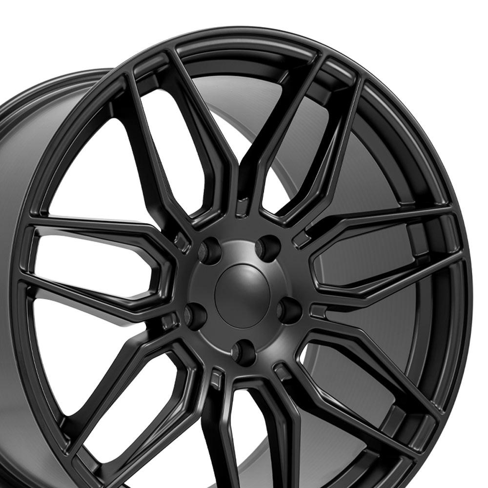 20" Replica CV03D fits Chevrolet C8 Corvette 20x11 Satin Black-SR1 Performance