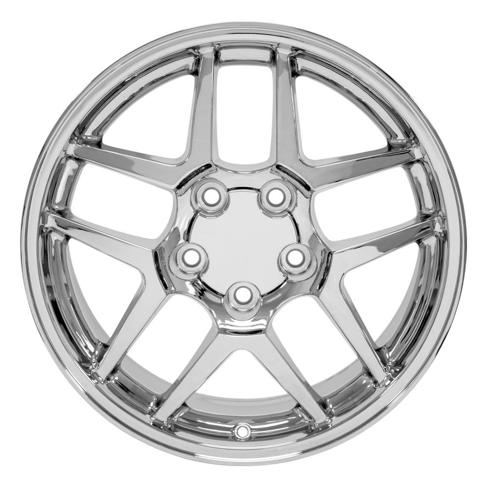17" Replica CV04 fits Chevrolet Corvette C5 Z06 17x9.5 Chrome-SR1 Performance