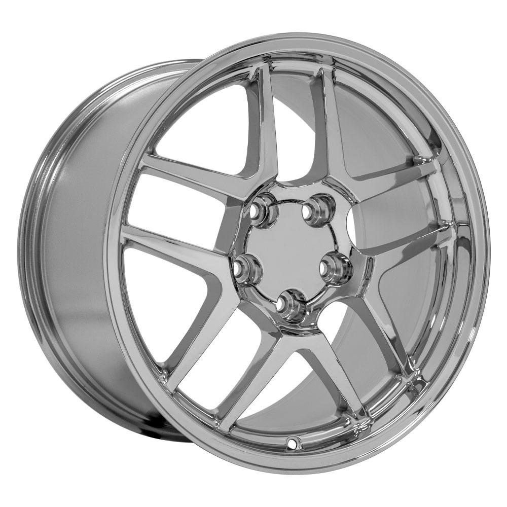 18" Replica CV04 fits Chevrolet Corvette C5 Z06 18x10.5 Chrome-SR1 Performance