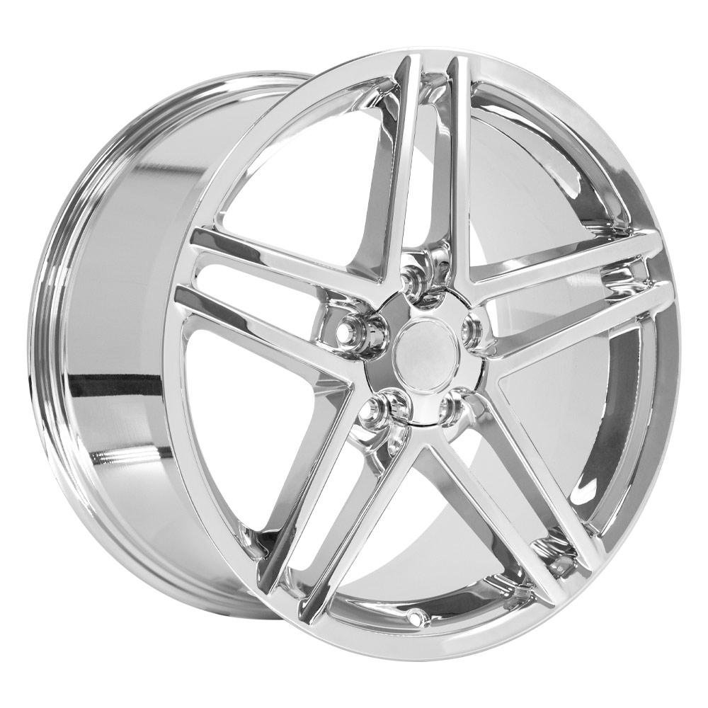 19" Replica CV07B fits Chevrolet Corvette C6 Z06 19x10 Chrome-SR1 Performance