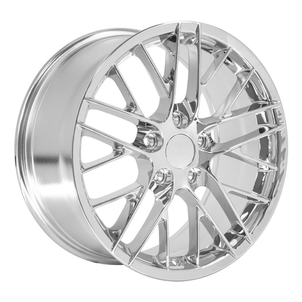 18" Replica CV08B fits Chevrolet Corvette C6 ZR1 18x8.5 Chrome-SR1 Performance