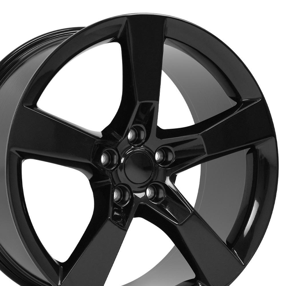 20" Replica CV11 fits Chevrolet Camaro SS 20x9 Black-SR1 Performance