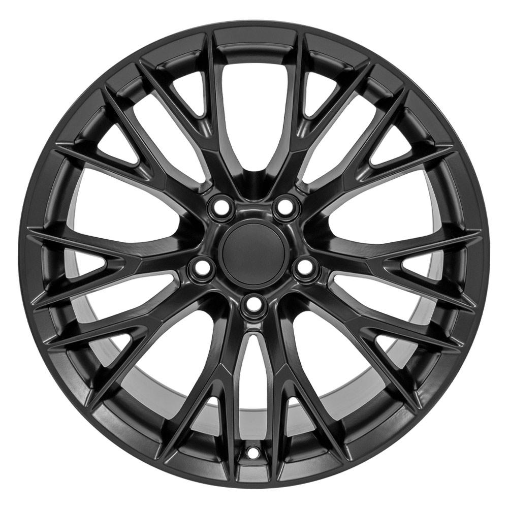 18" Replica CV22 fits Chevrolet Corvette C7 Z06 18x10.5 Black-SR1 Performance