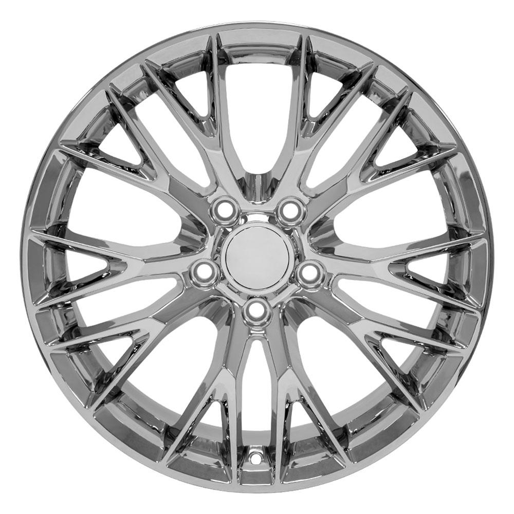 18" Replica CV22 fits Chevrolet Corvette C7 Z06 18x8.5 Chrome-SR1 Performance