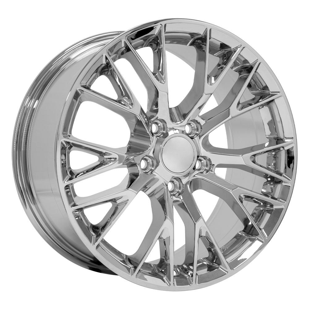 18" Replica CV22 fits Chevrolet Corvette C7 Z06 18x8.5 Chrome-SR1 Performance