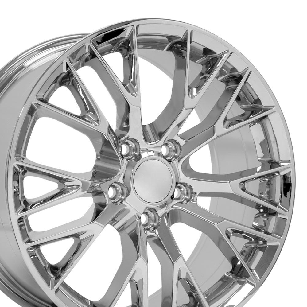 18" Replica CV22 fits Chevrolet Corvette C7 Z06 18x8.5 Chrome-SR1 Performance