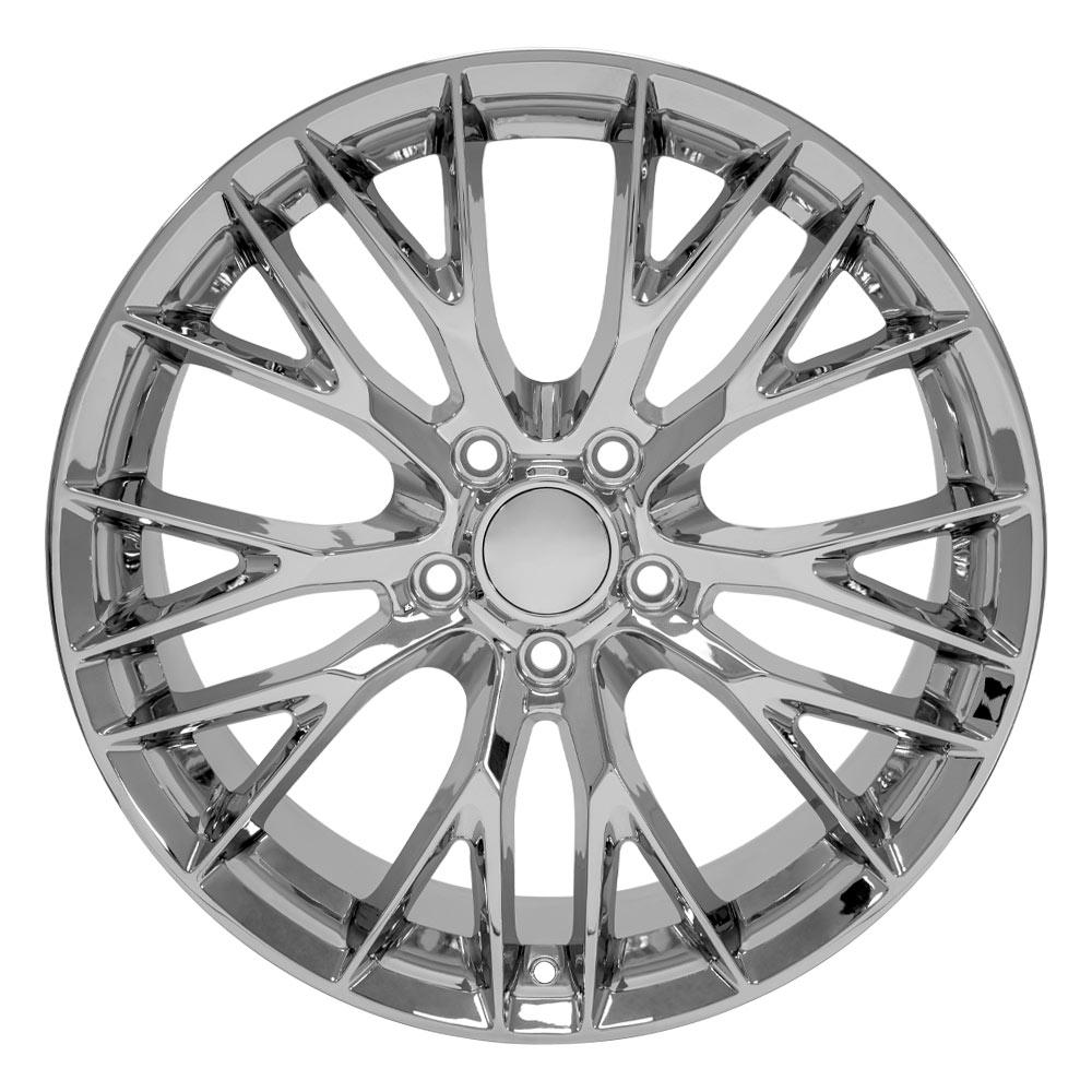 19" Replica CV22 fits Chevrolet Corvette C7 Z06 19x10 Chrome-SR1 Performance