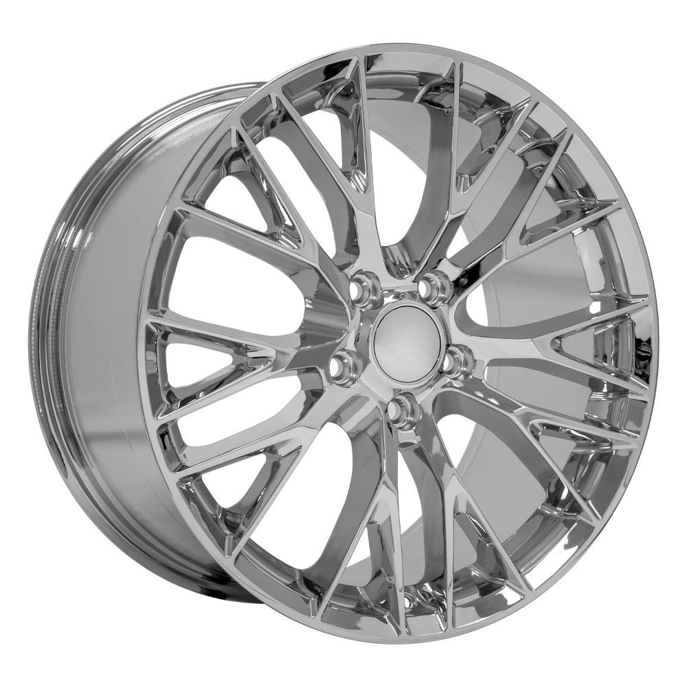 19" Replica CV22 fits Chevrolet Corvette C7 Z06 19x10 Chrome-SR1 Performance