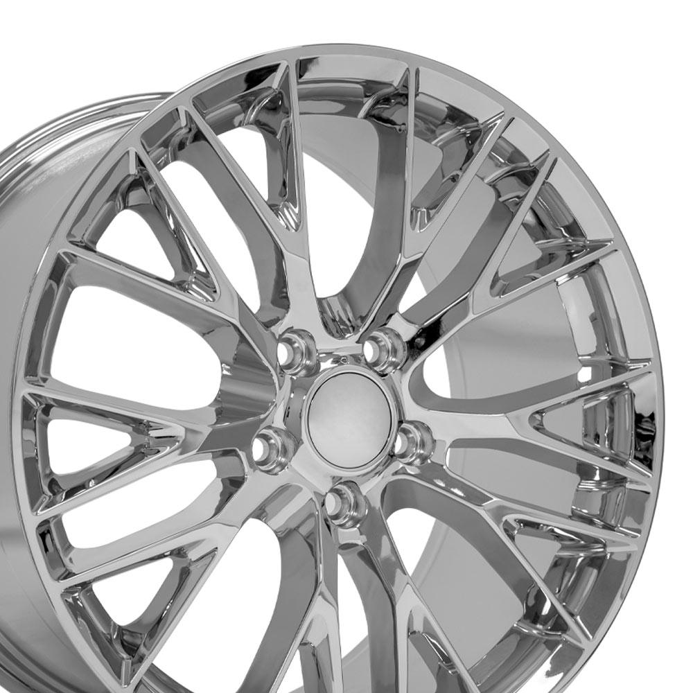 19" Replica CV22 fits Chevrolet Corvette C7 Z06 19x10 Chrome-SR1 Performance