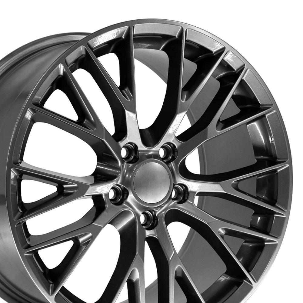 19" Replica CV22 fits Chevrolet Corvette C7 Z06 19x10 Gunmetal-SR1 Performance