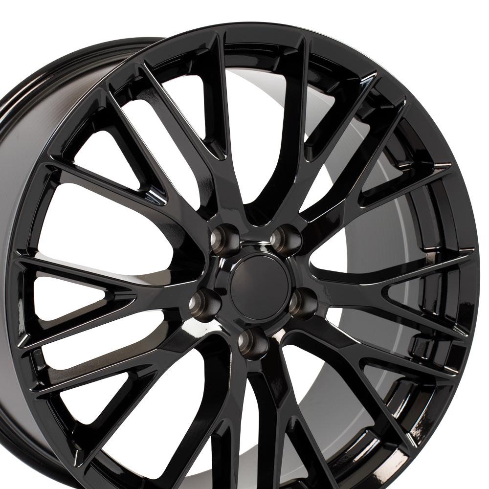 20" Replica CV22 fits Chevrolet Corvette C7 Z06 20x10 Black-SR1 Performance