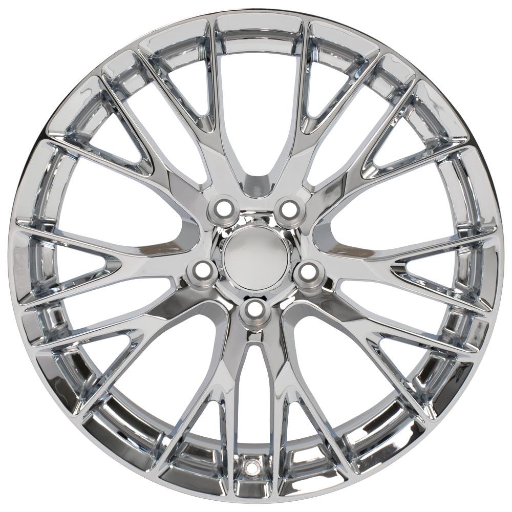 20" Replica CV22 fits Chevrolet Corvette C7 Z06 20x10 Chrome-SR1 Performance