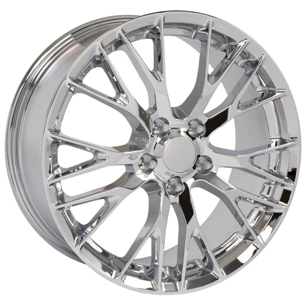 20" Replica CV22 fits Chevrolet Corvette C7 Z06 20x10 Chrome-SR1 Performance