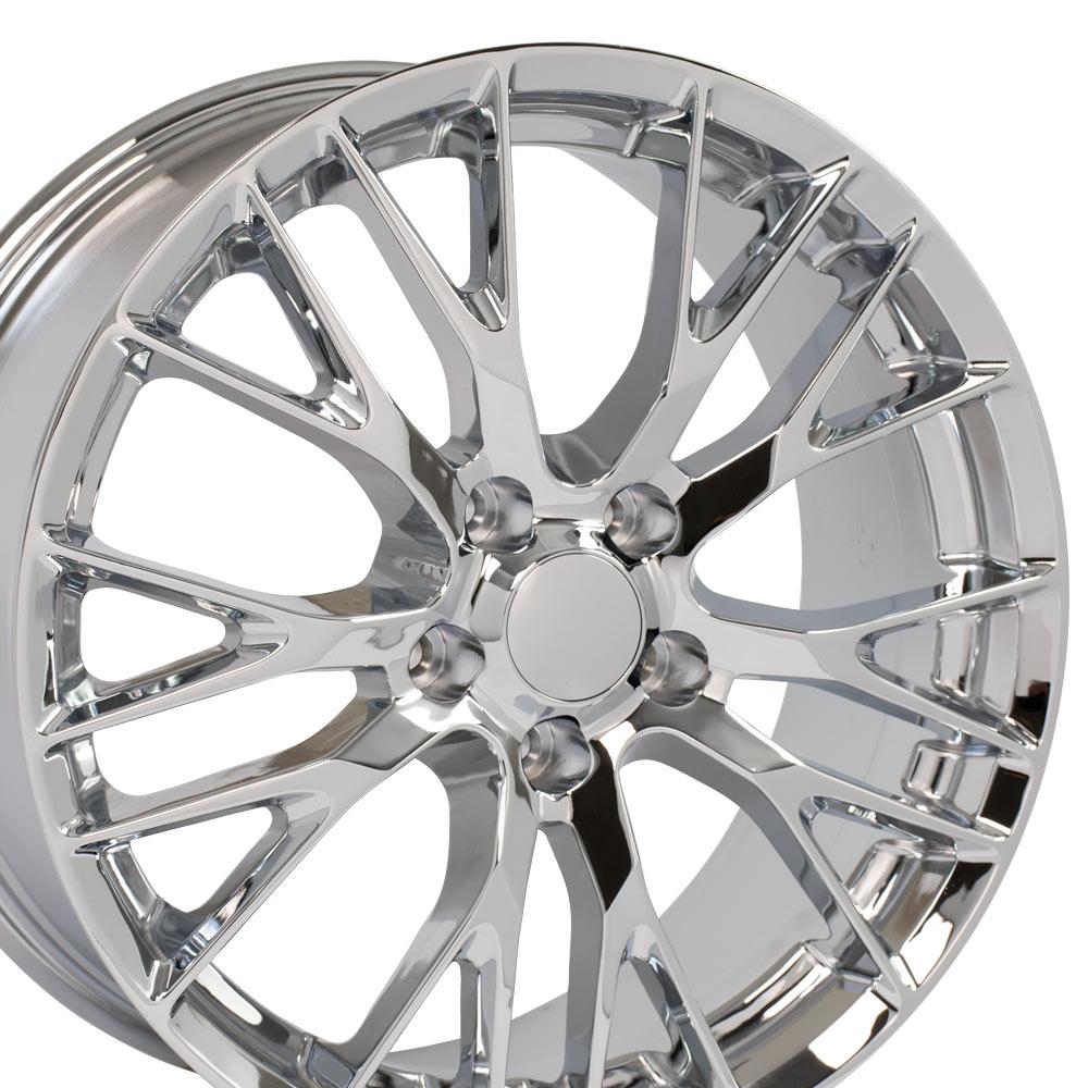 20" Replica CV22 fits Chevrolet Corvette C7 Z06 20x10 Chrome-SR1 Performance