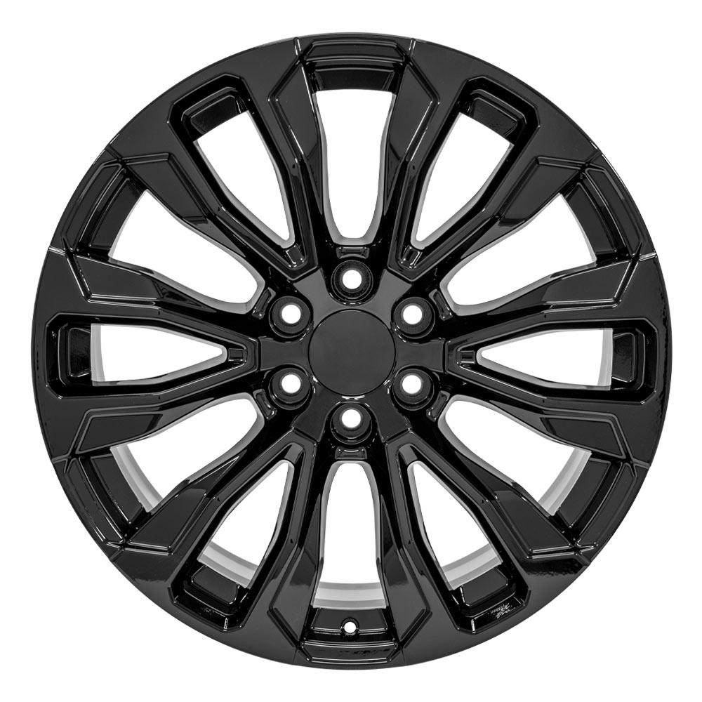 22" Replica CV30 fits GMC Yukon 1500 22x9 Gloss Black-SR1 Performance