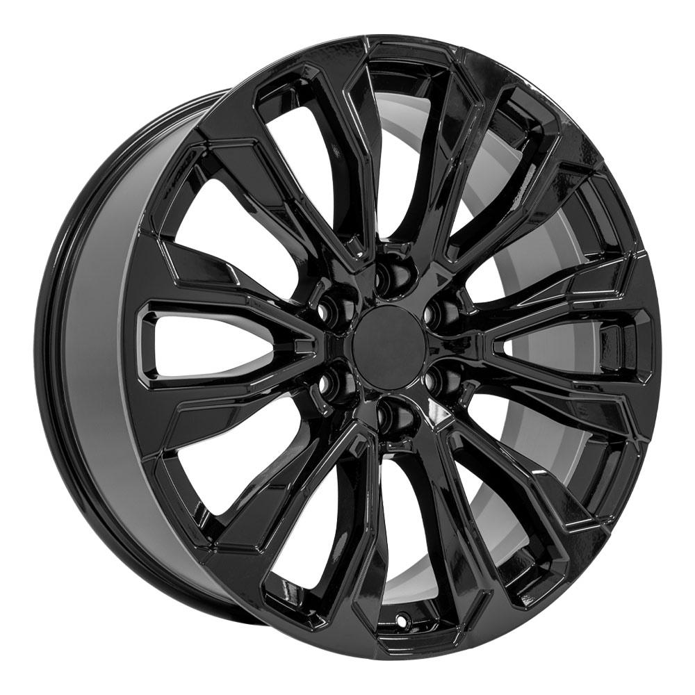 22" Replica CV30 fits GMC Yukon 1500 22x9 Gloss Black-SR1 Performance