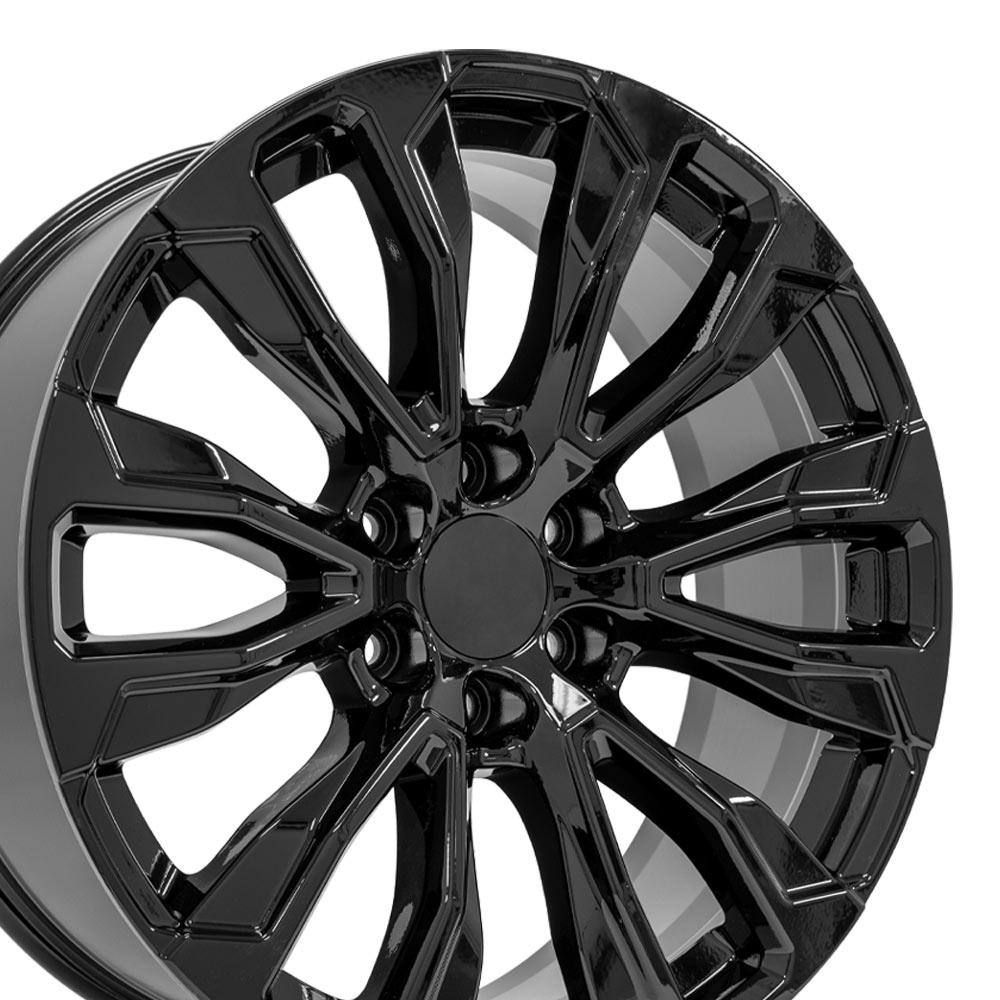 22" Replica CV30 fits GMC Yukon 1500 22x9 Gloss Black-SR1 Performance