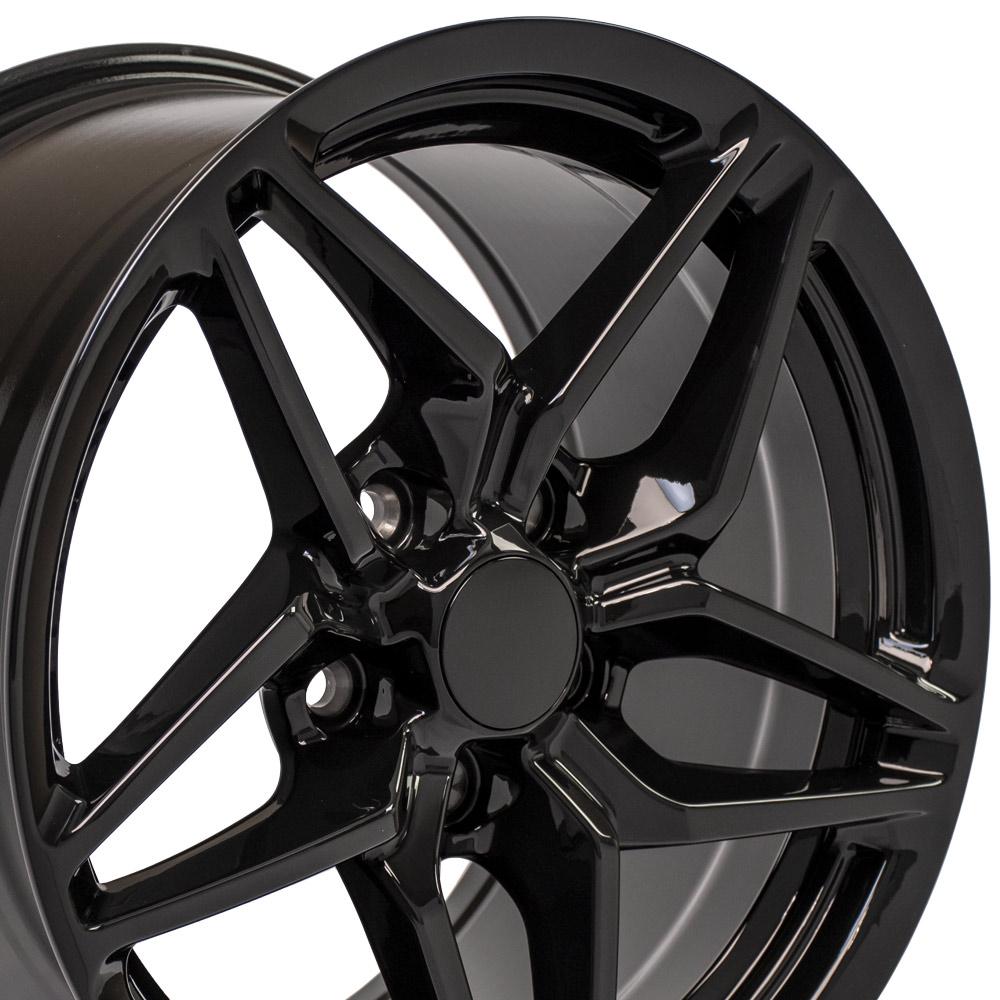17" Replica CV31 fits Chevrolet Corvette C7 ZR1 17x9.5 Black-SR1 Performance
