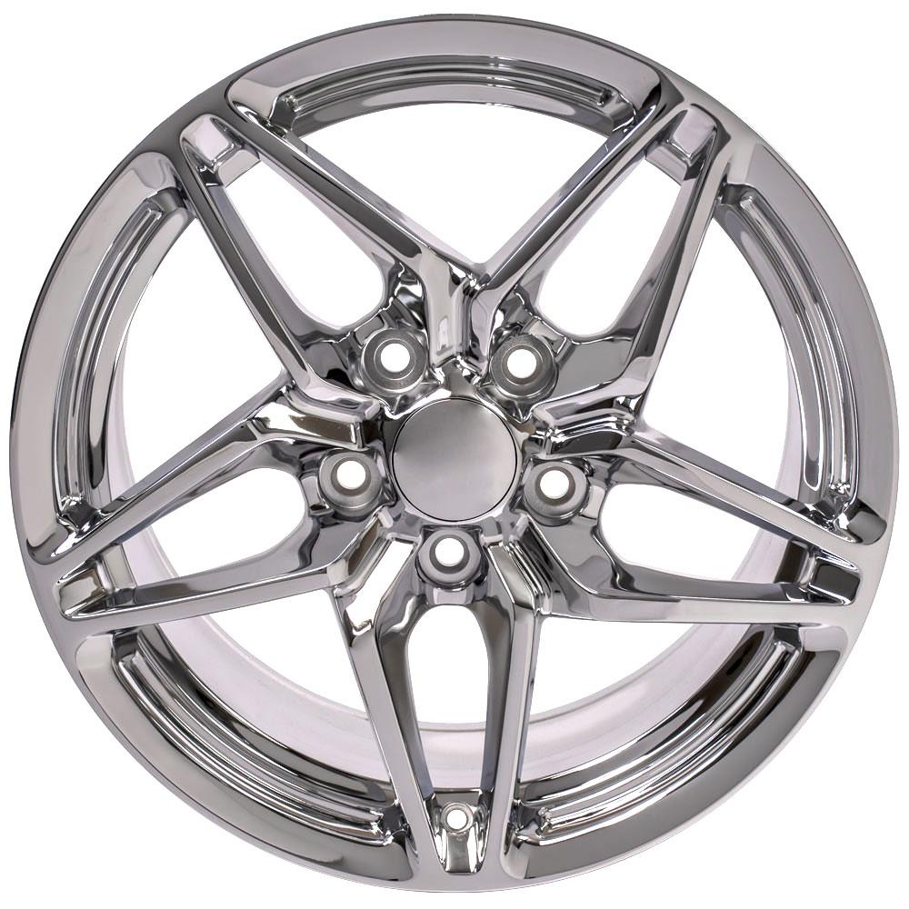 17" Replica CV31 fits Chevrolet Corvette C7 ZR1 17x9.5 Chrome-SR1 Performance