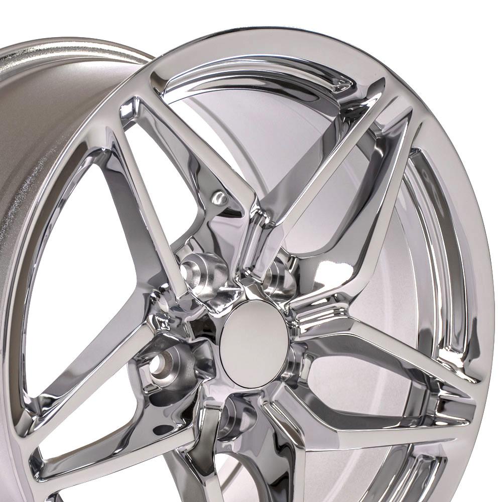 17" Replica CV31 fits Chevrolet Corvette C7 ZR1 17x9.5 Chrome-SR1 Performance