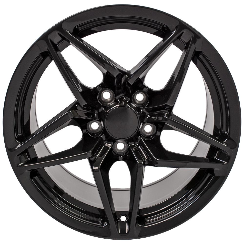 17" Replica CV31 fits Chevrolet Corvette C7 ZR1 17x11 Black-SR1 Performance