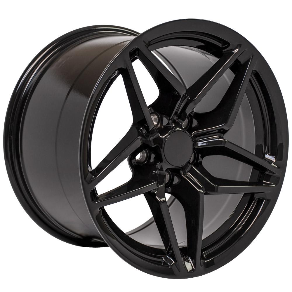 17" Replica CV31 fits Chevrolet Corvette C7 ZR1 17x11 Black-SR1 Performance