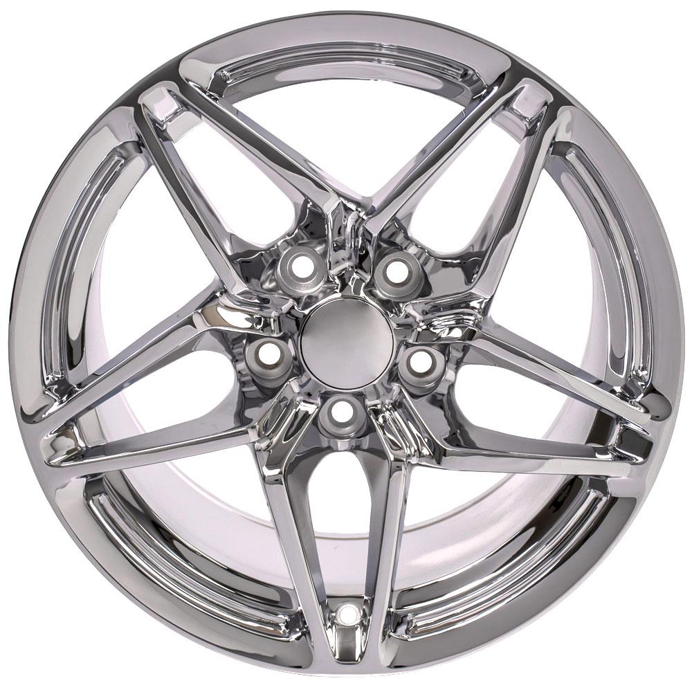 17" Replica CV31 fits Chevrolet Corvette C7 ZR1 17x11 Chrome-SR1 Performance